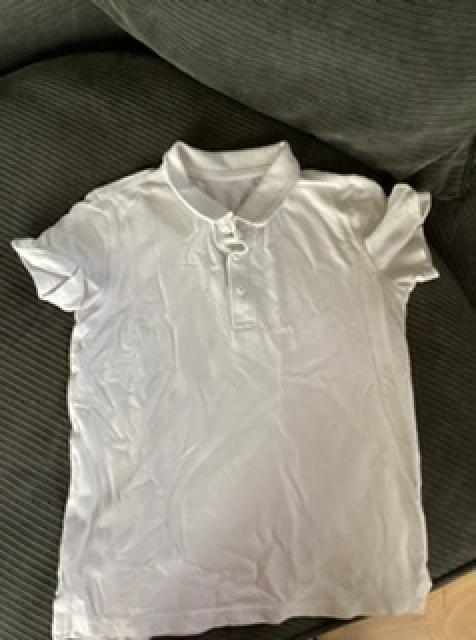 White polo shirt